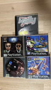 Five PlayStation one games