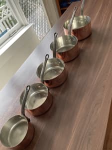 Copper pot set