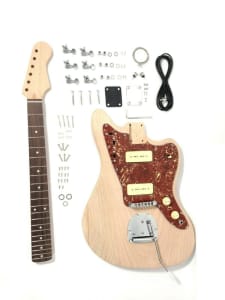 Haze HDE400JADIY Solid Mahogany Body & Neck Electric Guitar DIY Kit