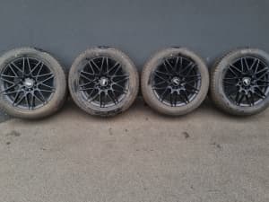 16inch CSA Hotwire Alloy Rims & Mint 205/55/16 Dunlop Tyres