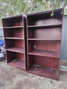 Huge book case wardrobe shelf cabinet shelves storage shed x2