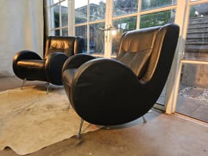 Gorgeous Modular Designer Leather Armchairs -Can Deliver