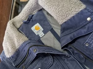 Carhartt Classic Warm American Sherpa & Canvas Jacket size M as new 