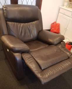 Electric recliner leather San Marco