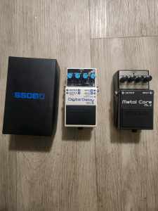 Guitar effects pedals. DD8,METALCORE