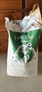 Free- open but mostly full bag of kitty litter