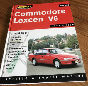 Gregory’s No.265******1995 Commodore VR Series V6 Service Manual