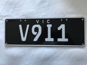 Heritage Style Number Plates