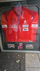 Selling Mark skaife signed and framed t shit