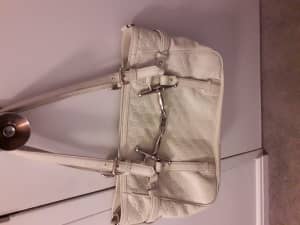Handbag, beige colour 