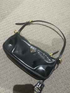 PRADA leather mini shoulder bag