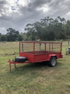 Cage trailer 8 x 5 for hire