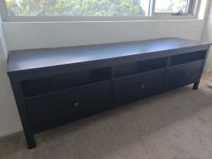 IKEA Black TV Cabinet (Good Condition, only used for decoration, no TV