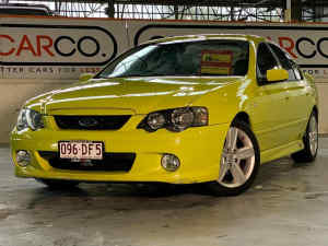 2003 Ford Falcon BA XR6 Turbo Yellow 4 Speed Sports Automatic Sedan