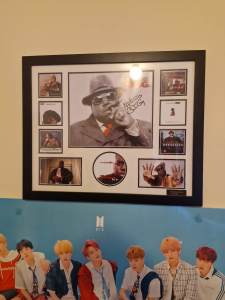 Framed notorious big tribute collection limited edition 93/500 biggie 