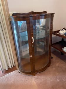 FREE Timber and Glass Crystal Cabinet