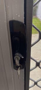 Security screen sliding doors