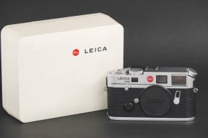 Leica M6 TTL Manual Focus Film Rangefinder Camera, Chrome, Box, VGC