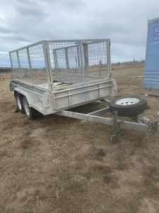 Trailer 8x5 caged double axle