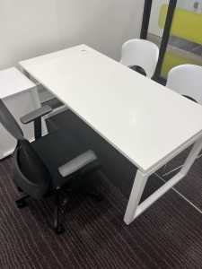 Office/ Home office setting Desk/Draws and Chair 