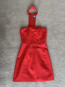 Luvalot strapless dress with choker - size 6