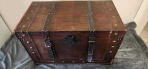 Treasure chest style storage box
