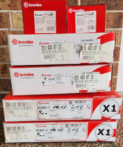 Mercedes Discs and Pads Brembo for E class and C class - AS NEW!