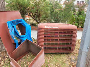 breezair evaporative air conditioner, model EXH210-R