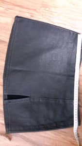 Lady Leather black mini skirt size S or 72cms waist