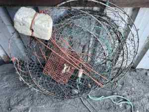 Crab drop nets