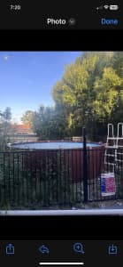 Pool and fence ………………