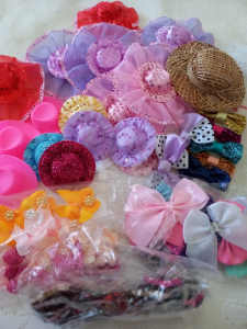 Doll hats and bows