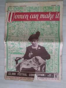 Women can make it. -1951 News Chronicle publication.