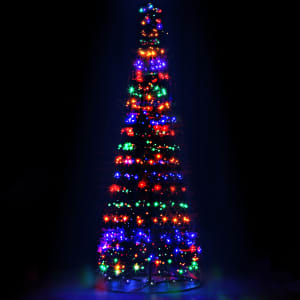 Xmas Lights 3m Tree with 330 Multi Colour LED Lights In/Outdoor Kings Beach Caloundra Area Preview
