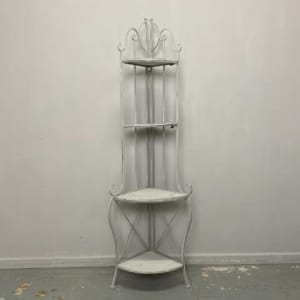 Grey French Provincial Corner Stand
