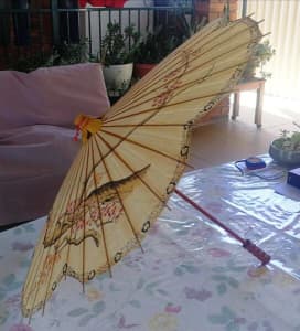 Absolutely stunning Asian style bamboo umbrella