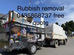 Rubbish removal Very competitive pricing, free quote.