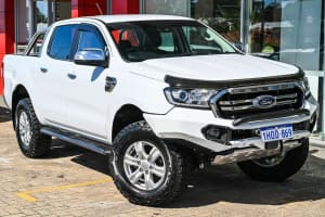 2018 Ford Ranger PX MkII 2018.00MY XLT Double Cab White 6 Speed Sports Automatic Utility
