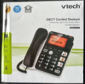 ☎️ Brand NEW in Box VTECH DECT Corded Desk Set Office 📞 