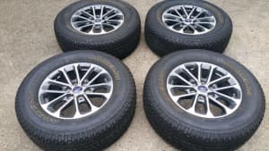 18x7.5 FORD F150 AS NEW GENUINE 4X4 WHEELS TYRES