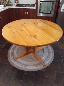 Solid wood kitchen table