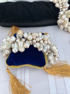 Pearl Bracelet chunky fresh water pearls 