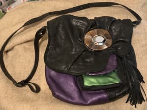 Mimco Leather Shoulder Handbag, NEW, Crossbody