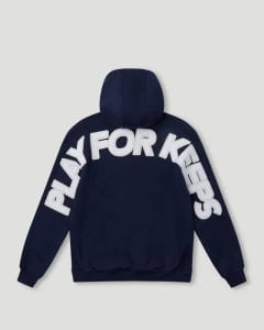 Geedup Play For Keeps Hoodie Navy/White S-2XL Brand New