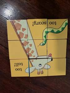 Dear Zoo puzzle - 6 puzzles in one