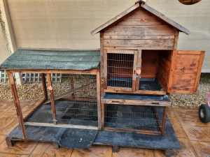 Large Rabbit Hutch / Chicken Coup 