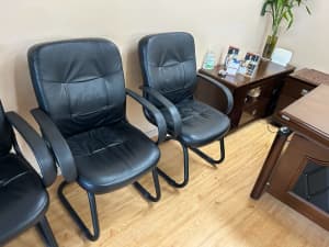 Used office leather chair
