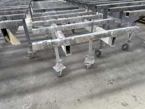 Steel Mobile Assembly Stand Approx 4m x 1m x 1mH