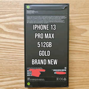 Iphone 13 Pro Max 512GB Gold Brand New Unlocked Australian model