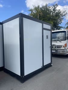 Shower and toilet block portable